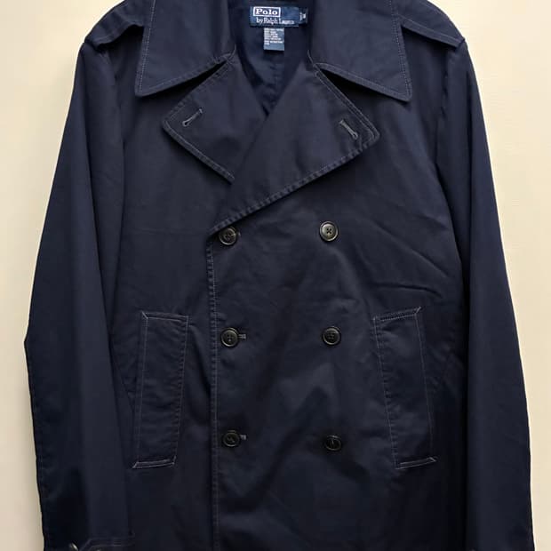 (97~100)폴로랄프로렌 코튼 미해군 더블 피코트 더플코트