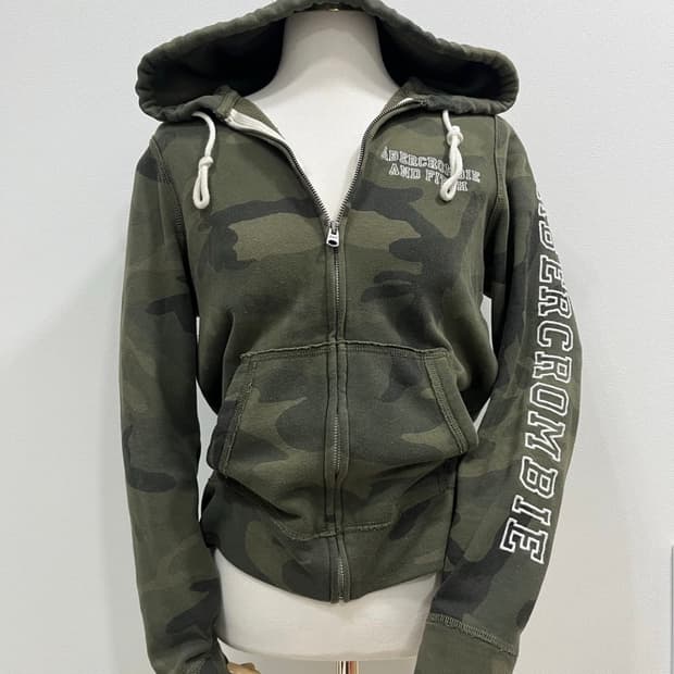 아베크롬비 카모 후드집업