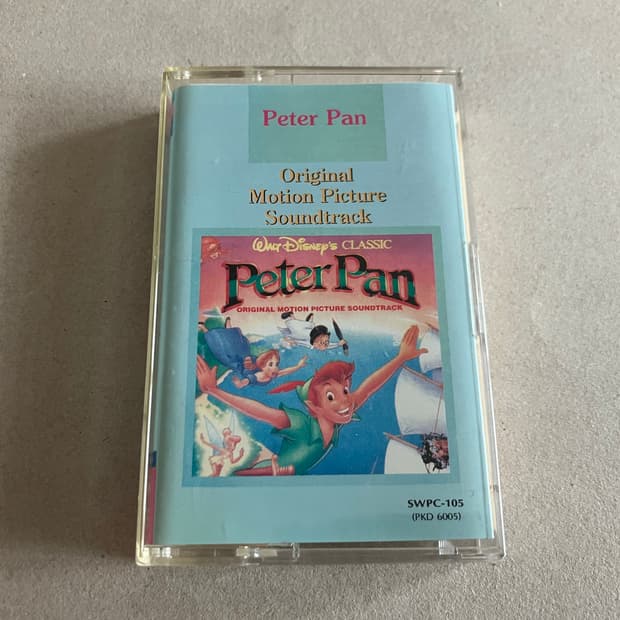 월트 디즈니 피터팬 OST 영화음악 국내 라이센스 초판 카세트테이프