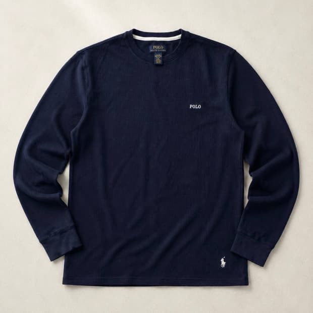Polo 폴로 랄프로렌 와플 롱 슬리브