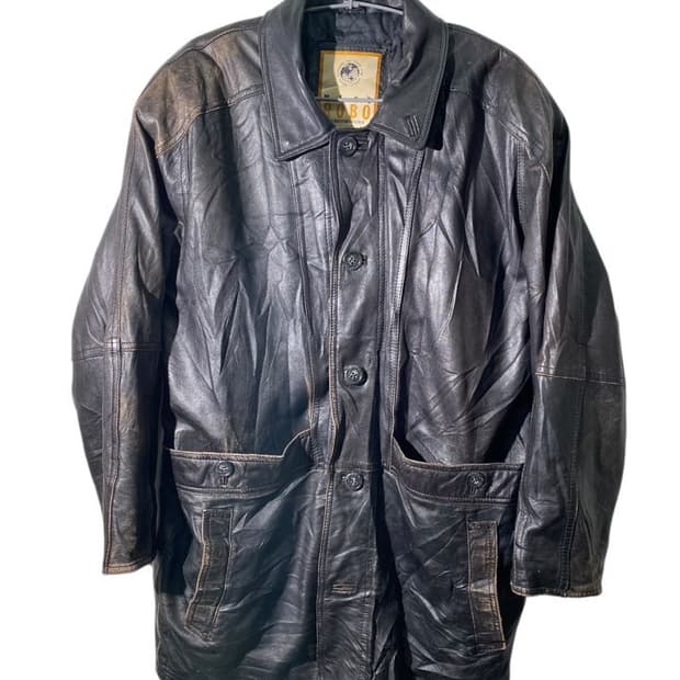 robo 리얼 레더 자켓