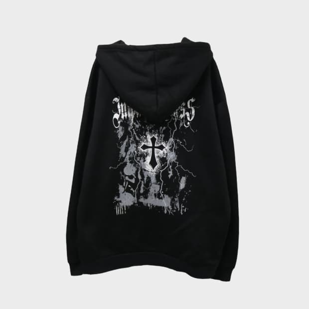 롬위 고스로리 크로스  후드티셔츠 61911