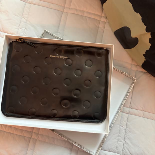 꼼데가르송 comme des garcons 폴카도트 클러치