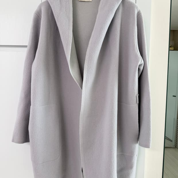 더 캐시미어 후드 가디건