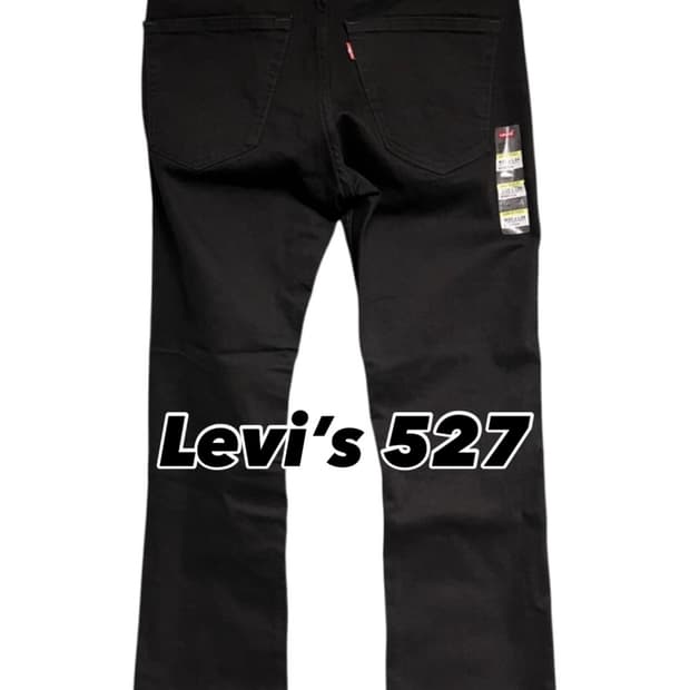 리바이스 527 부츠컷 블랙