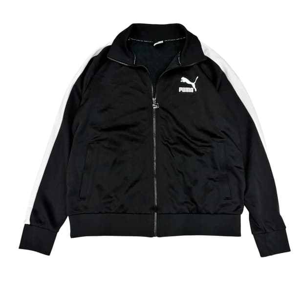 푸마 블랙 T7 트랙 자켓