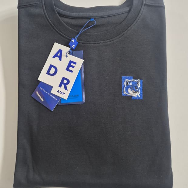 ADER ERROR 아더에러 & 메종키츠네 로고 반팔 티셔츠