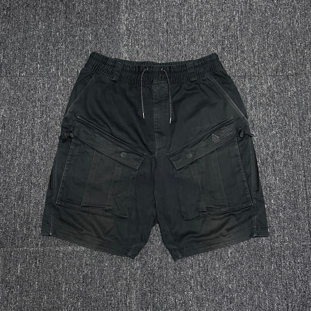 [나이키 ACG]17ss 나이키랩 카고 쇼츠/블랙/M
