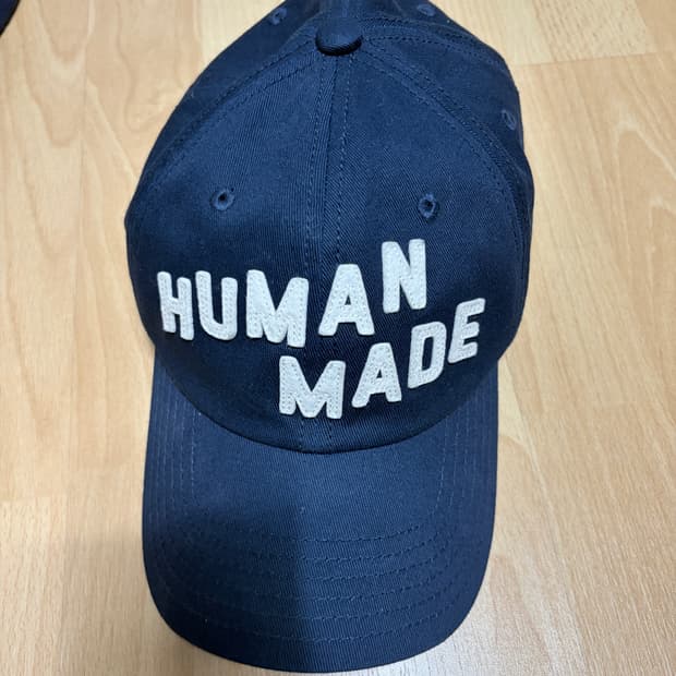 휴먼메이드 6패널 볼캡 네이비