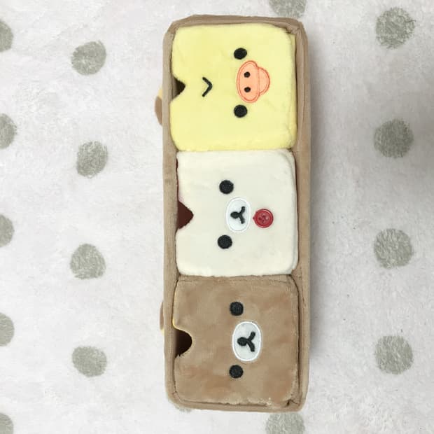 리락쿠마 3단 서랍 수납함