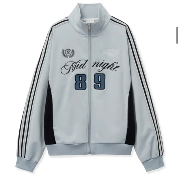 미드나잇무브 집업 스카이블루