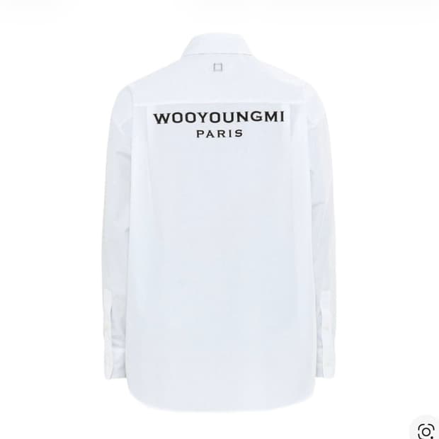 우영미 고튼 백로고셔츠  46