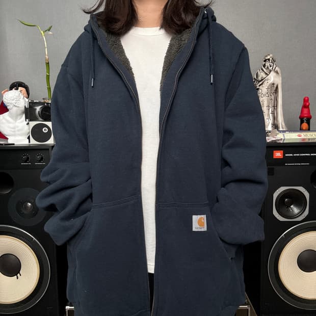 칼하트 기모 후드집업