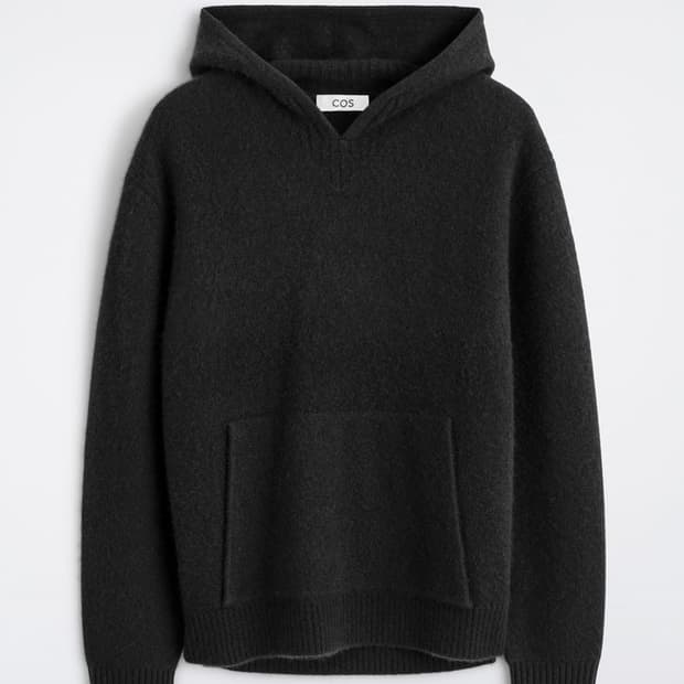 [S] 코스 보일드 캐시미어 후디 블랙