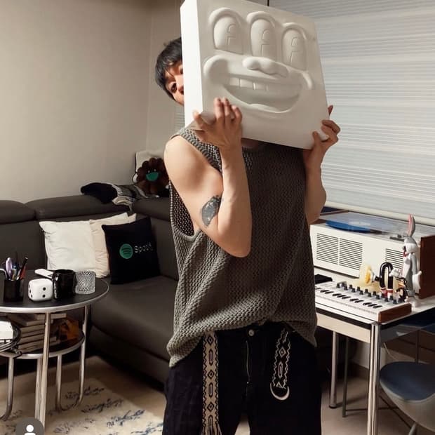 스투시 오다이드 매쉬 탱크탑