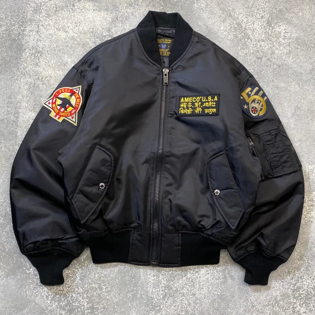 [S] AMECO  아메코 밀리터리 MA-1 플라이트 자켓