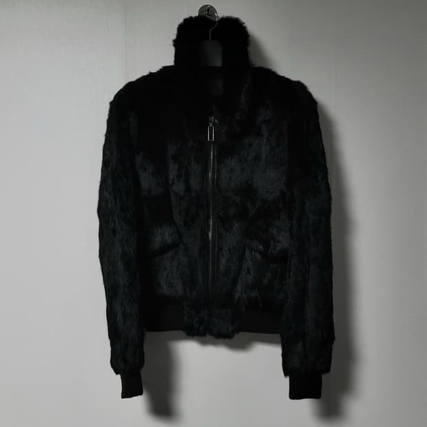 less hommes fur short jacket