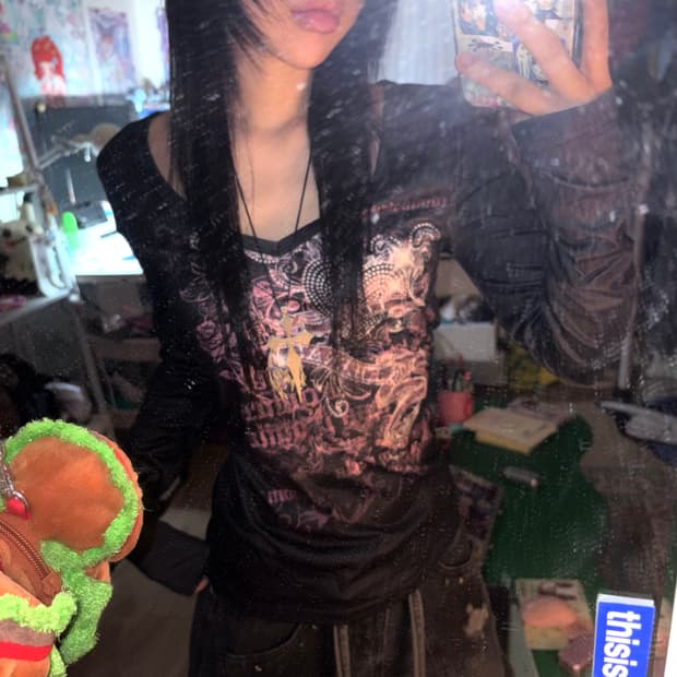 Punk Tribal Tattoo Long Sleeve