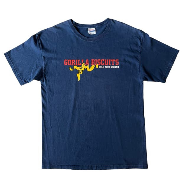 빈티지 00s Gorilla Biscuits 티셔츠