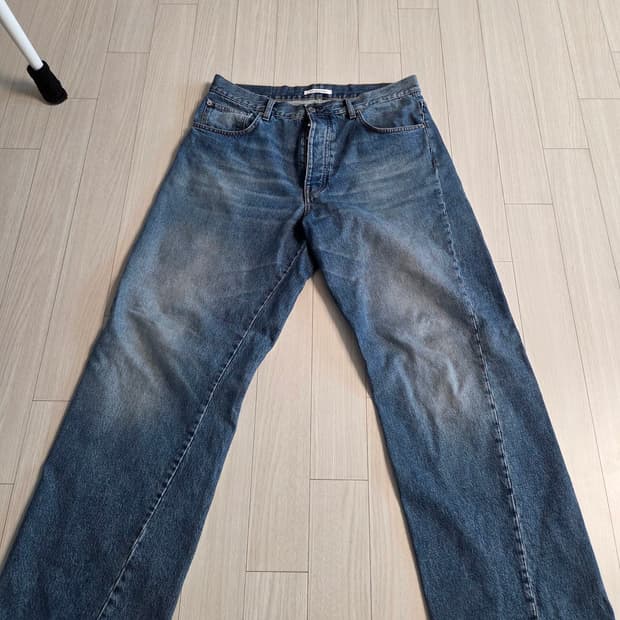 선플라워 와이드 트위스트 미드 블루34x32