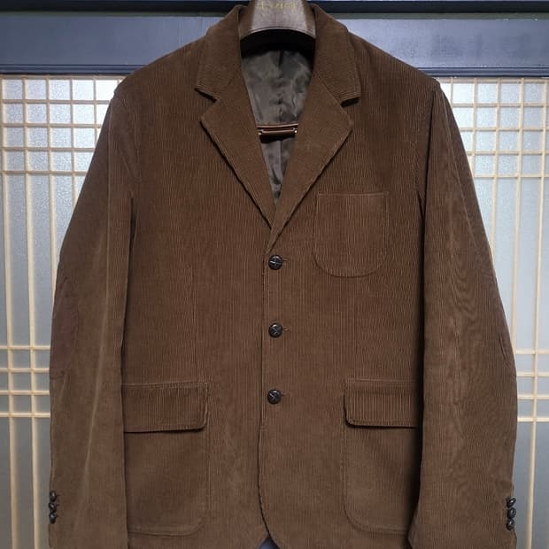 [XL]예일 코듀로이 블레이저 브라운