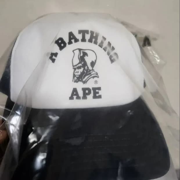 베이프모자 카모 제네럴 메쉬캡 블랙