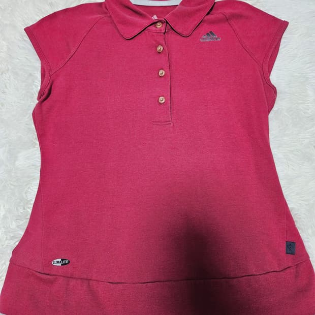 ☆빈티지아디다스☆ 클라이마라이트 캡소매 폴로 셔츠