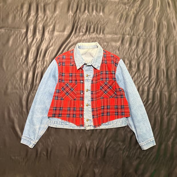 R13 리빌드 데님자켓