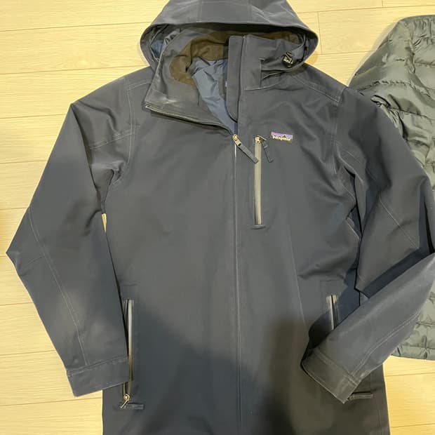 파타고니아 후드 자켓 S 네이비 (내피 포함)