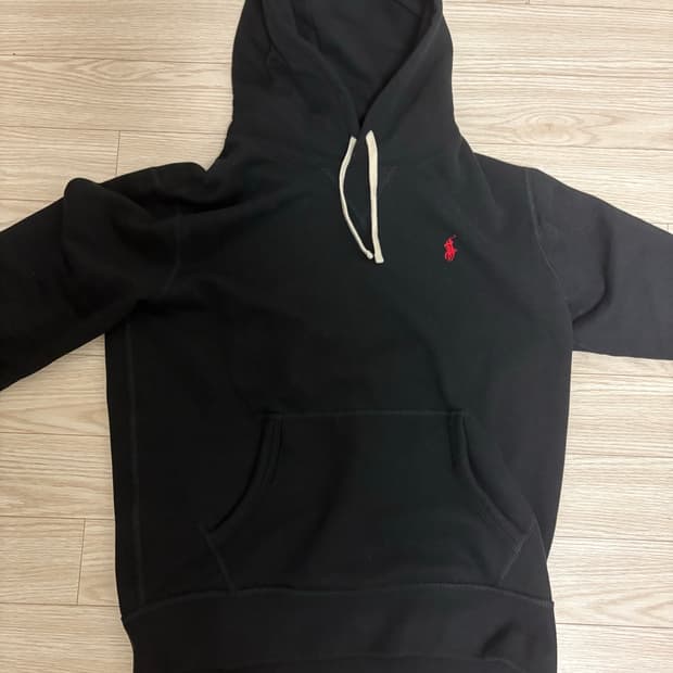 폴로랄프로렌 검정 후드티