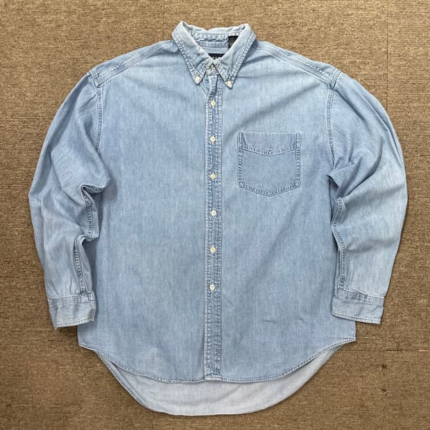 (L) 90s Gap 올드 갭 데님 셔츠