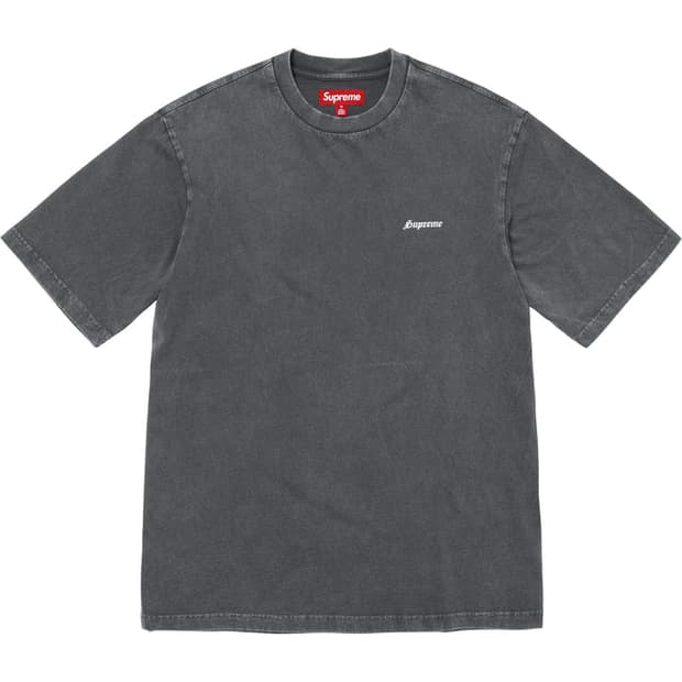 Supreme Washed S/S Top Black