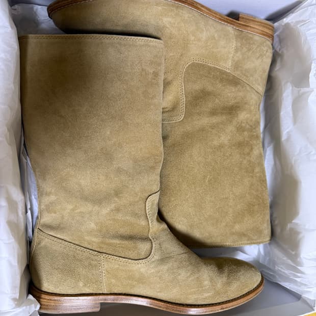 에토스 스웨이드 미들부츠 260