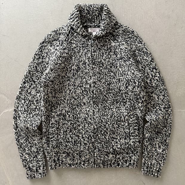 WALLACE & BARNES Wool Zip Up Sweater