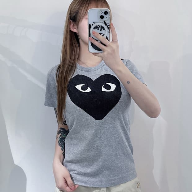 꼼데가르송 빅로고 반팔