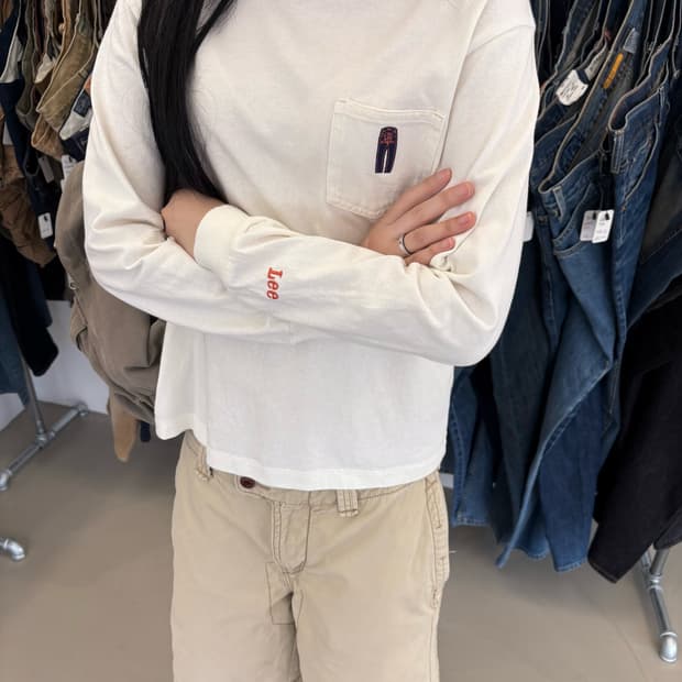 LEE (리) 포켓 롱 슬리브 (긴팔 티셔츠)