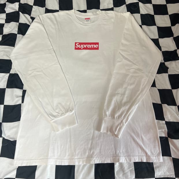 20FW 슈프림 박스로고 롱슬리브 긴팔 L사이즈