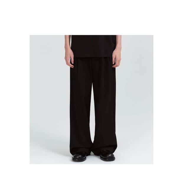 무신사 스탠다드 슈퍼 와이드 히든 밴딩 슬랙스