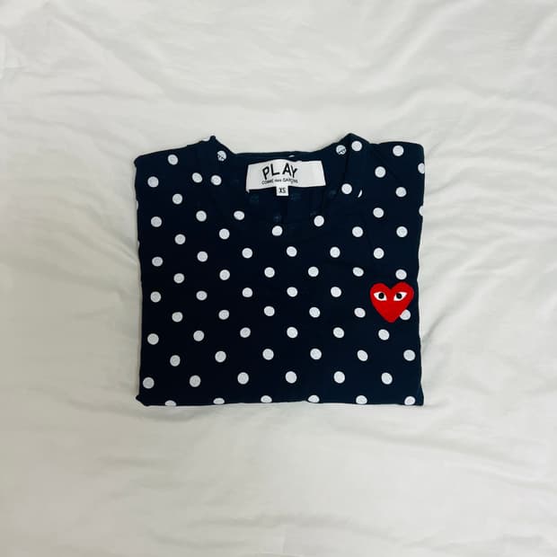 꼼데가르송 도트 롱슬리브