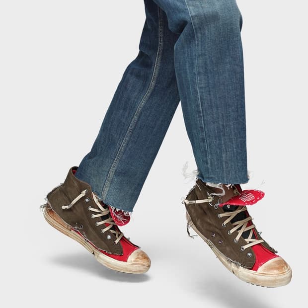 [43] 메종 마르지엘라 Loved To Death 스니커즈 브라운/레드