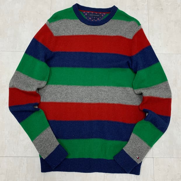 타미힐피거 스트라이프 니트 #413