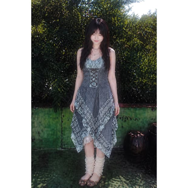 히피 소녀 원피스