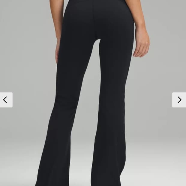 룰루레몬 그루브 플레어드 포켓 팬츠 아시아 핏 부츠컷 레깅스 블랙 XS