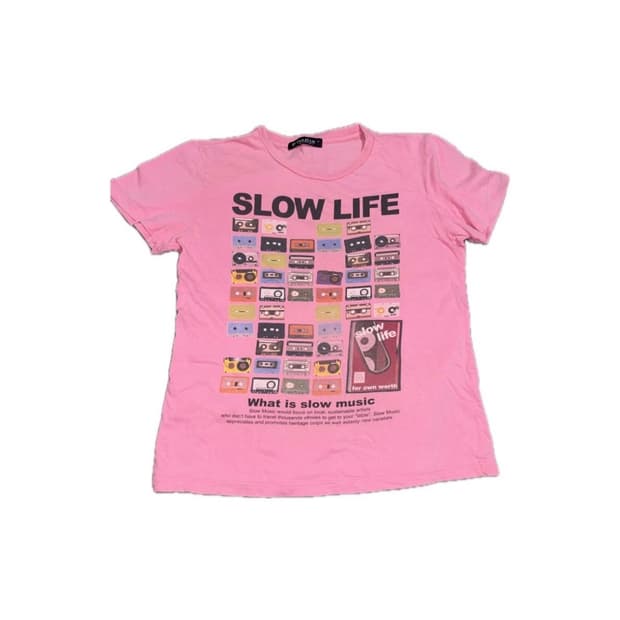슬로우 라이프 반팔 티셔츠