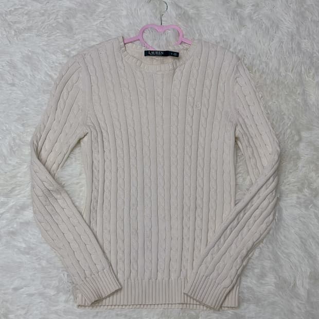 랄프로렌 꽈배기 니트