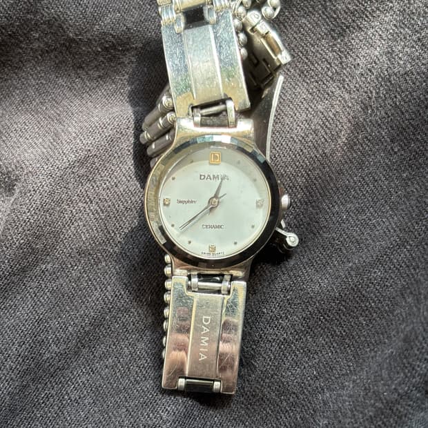vintage damia metal watch 다미야 시계