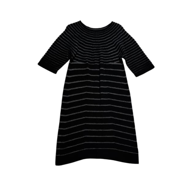 이세이 미야케 하트 퍼프 슬리브 원피스