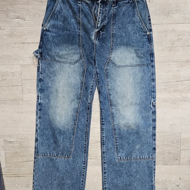 플랙 데님 카펜터 팬츠 34