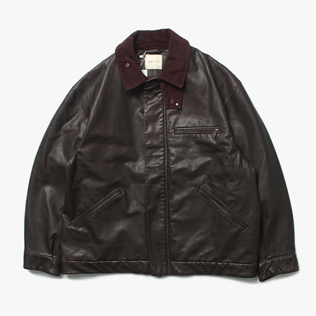  FREAK STORE "Brown Leather Jacket"