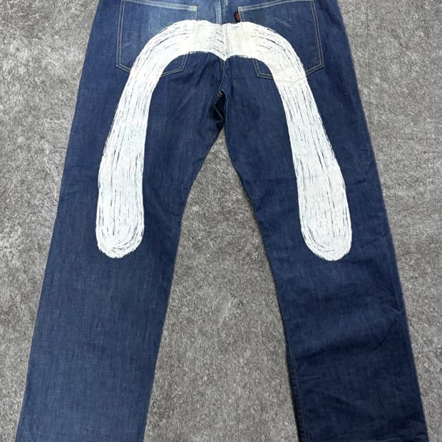- Evisu Big Logo Denim Pant   
